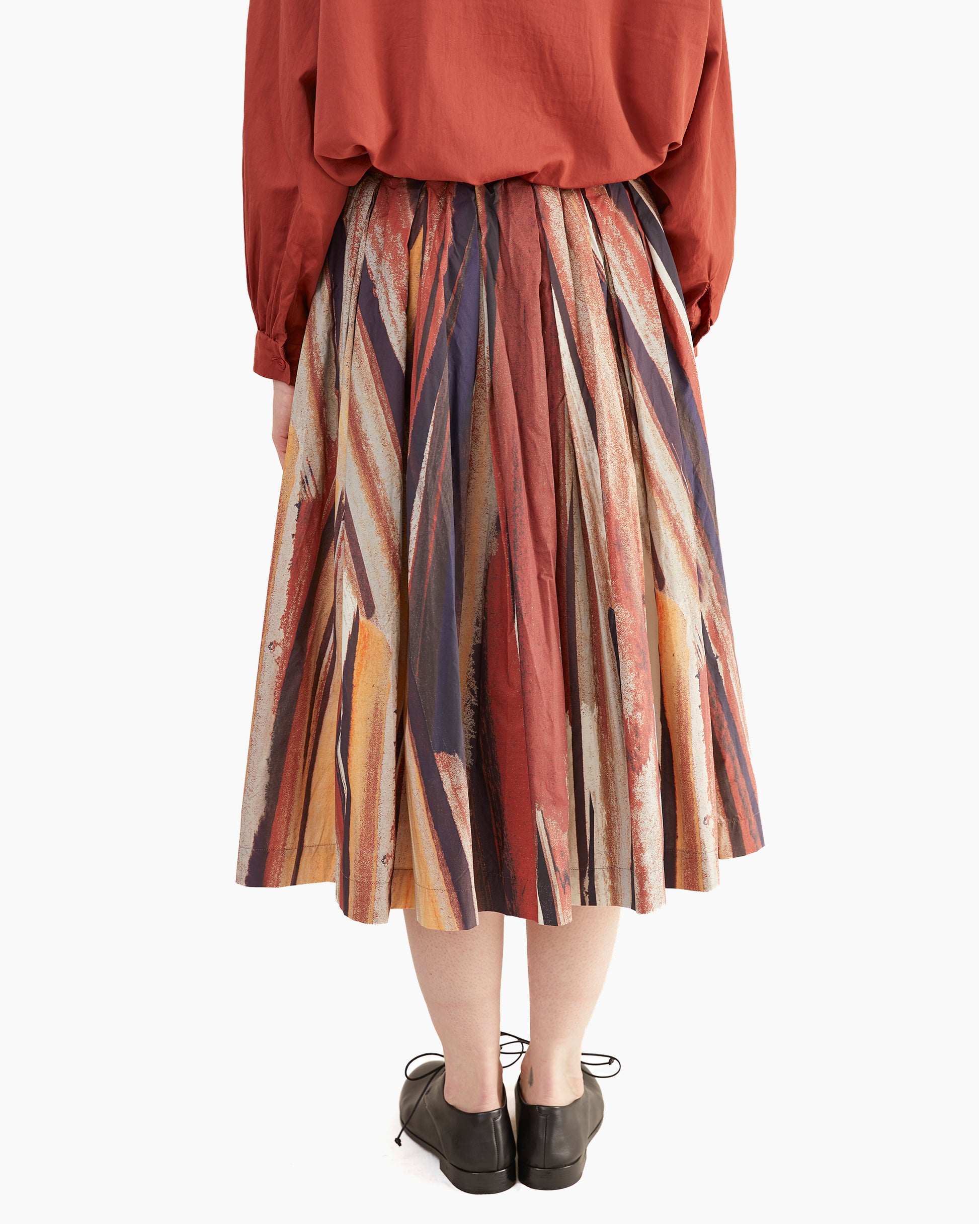 Casey Casey Women's Double Rideaux Skirt in L Cot Print
