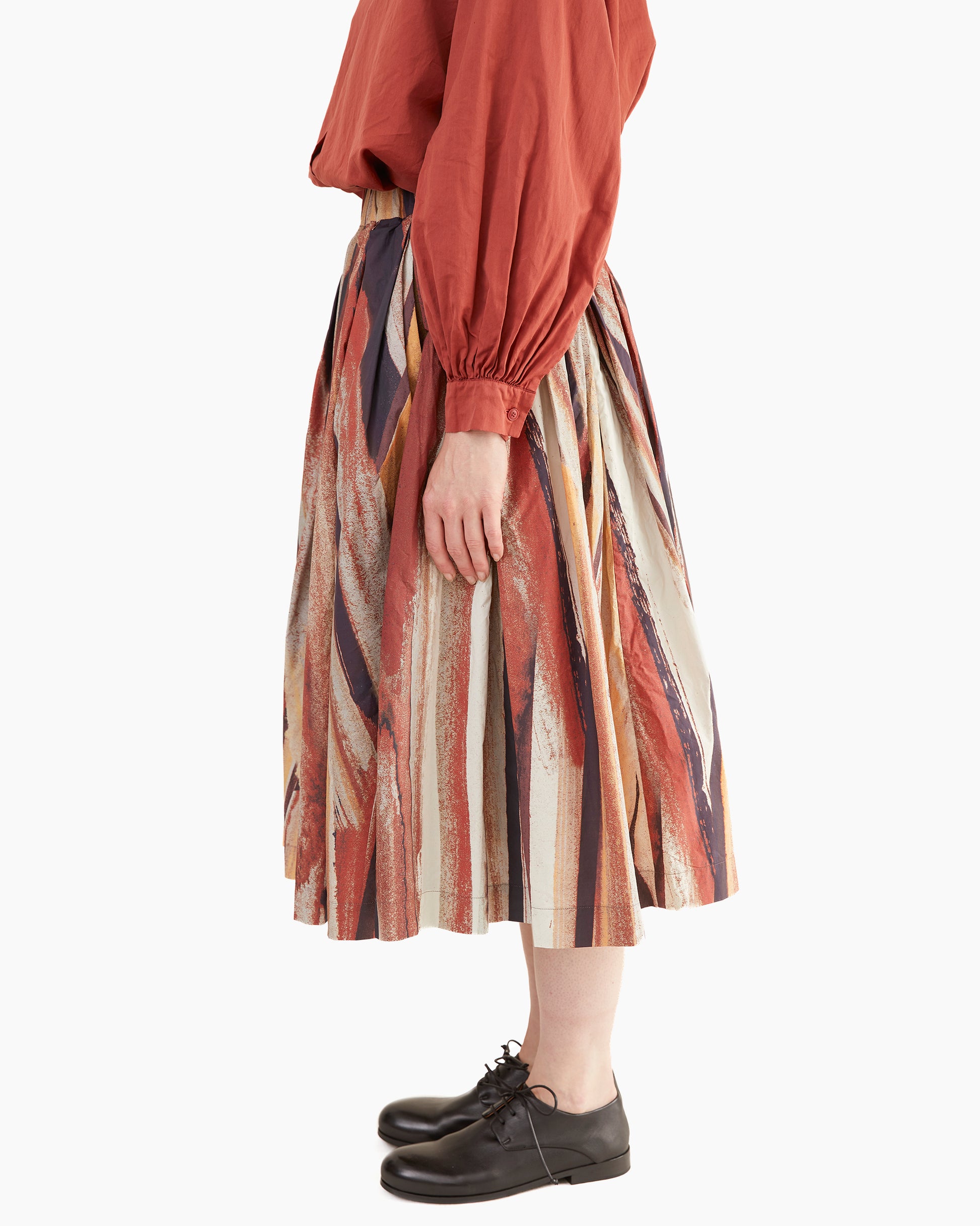Casey Casey Women's Double Rideaux Skirt in L Cot Print