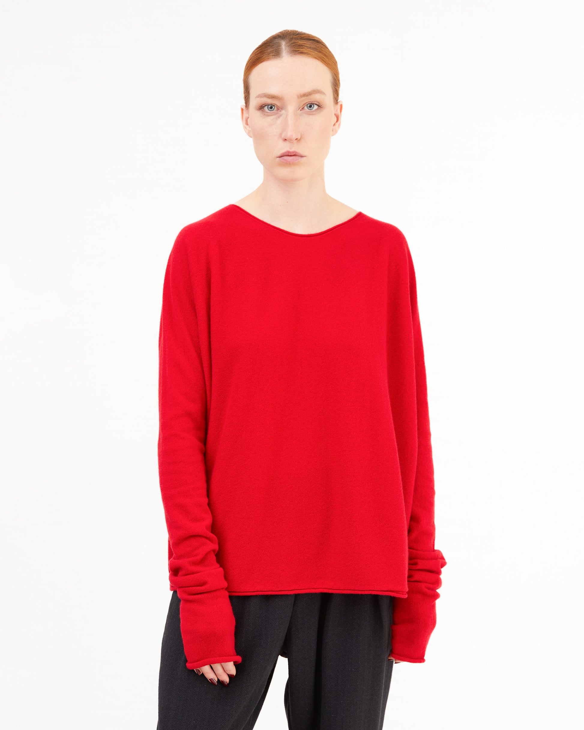 Casey Casey Women's Seamless Jumper in Red