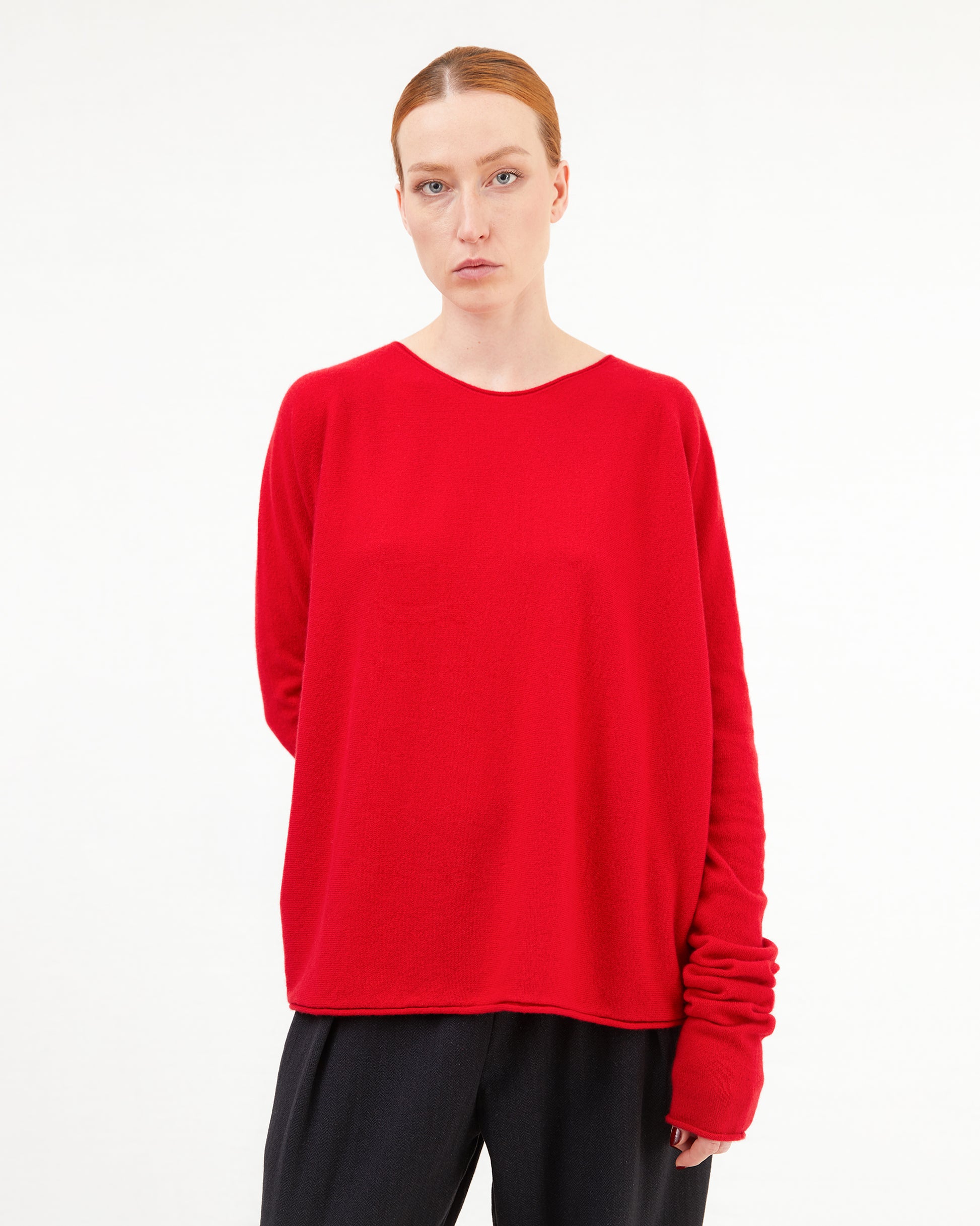 Casey Casey Women's Seamless Jumper in Red