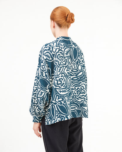 Casey Casey Women's Biggy Grandad Shirt in As Is 11002