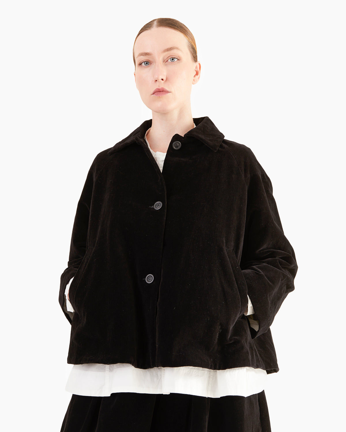 Casey Casey Women's Drays Velvet Jacket in Black