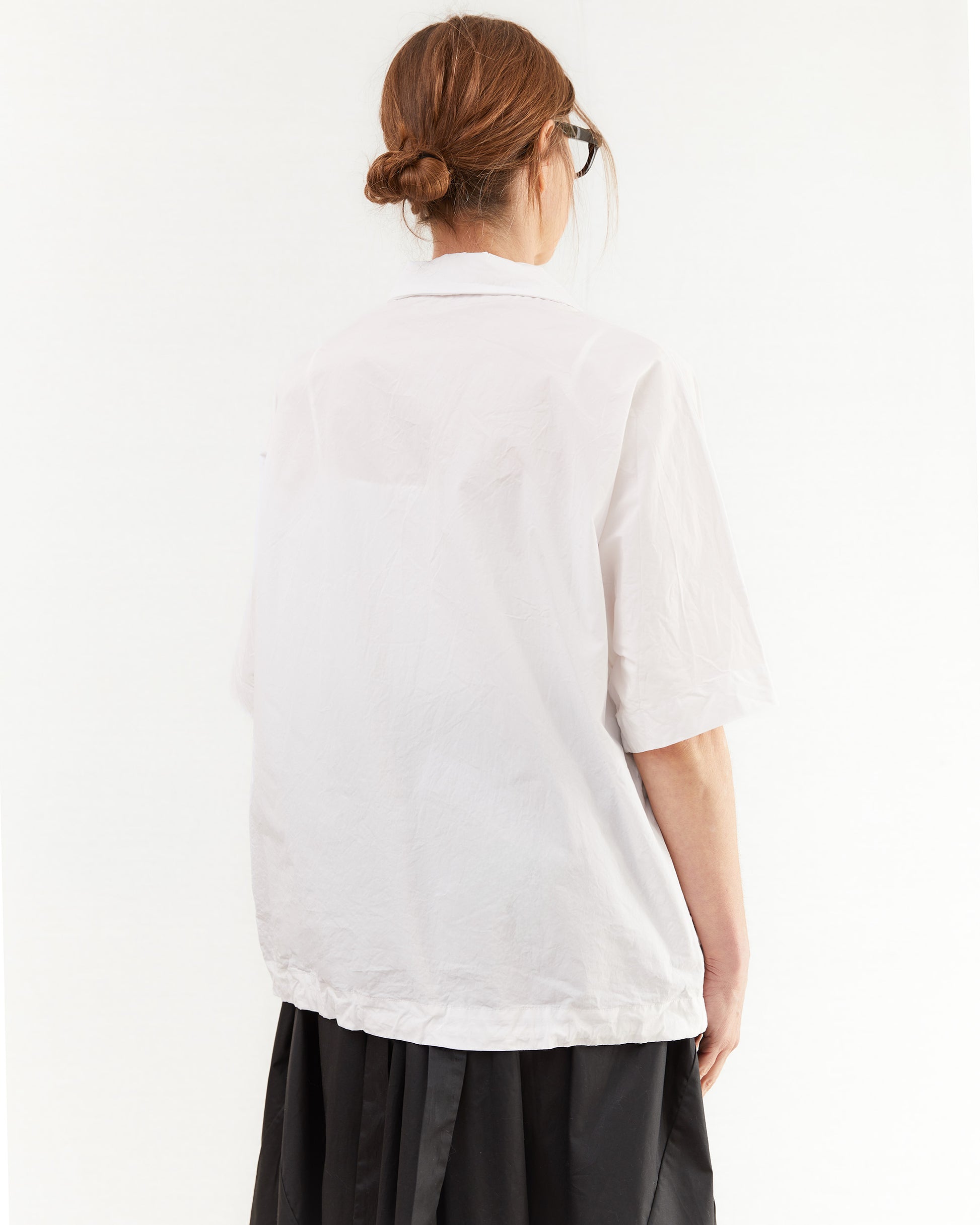Casey Casey Women's Yong Shirt Taffeta in White