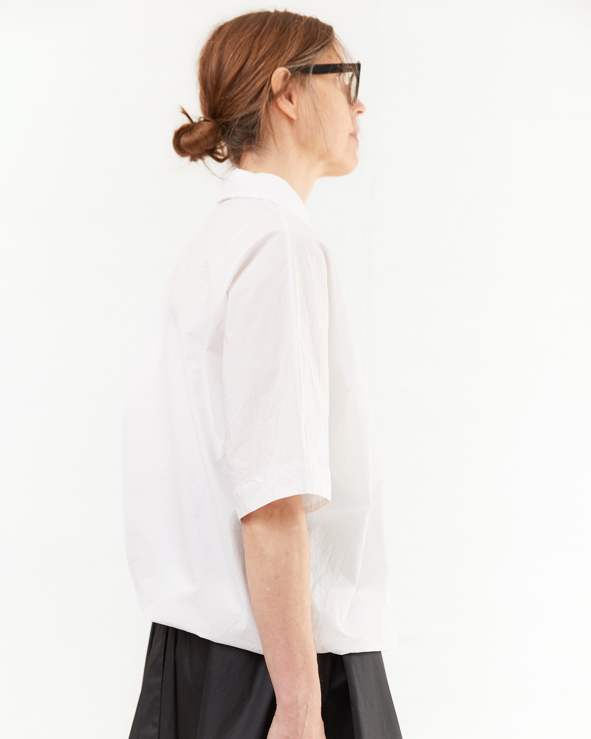 Casey Casey Women's Yong Shirt Taffeta in White