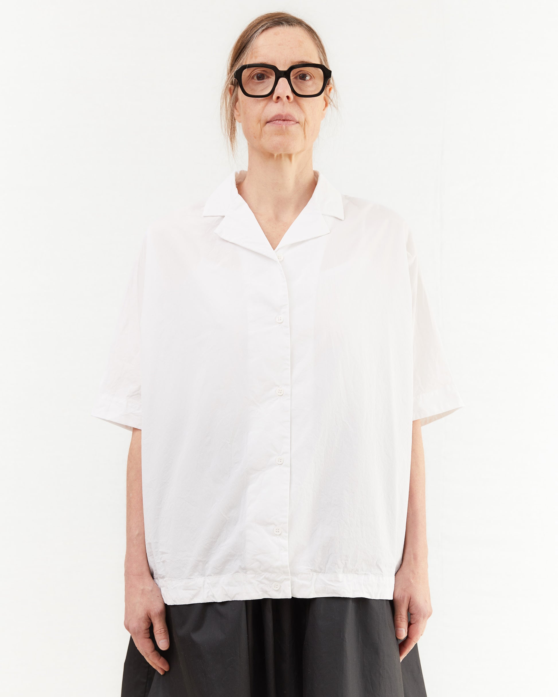Casey Casey Women's Yong Shirt Taffeta in White