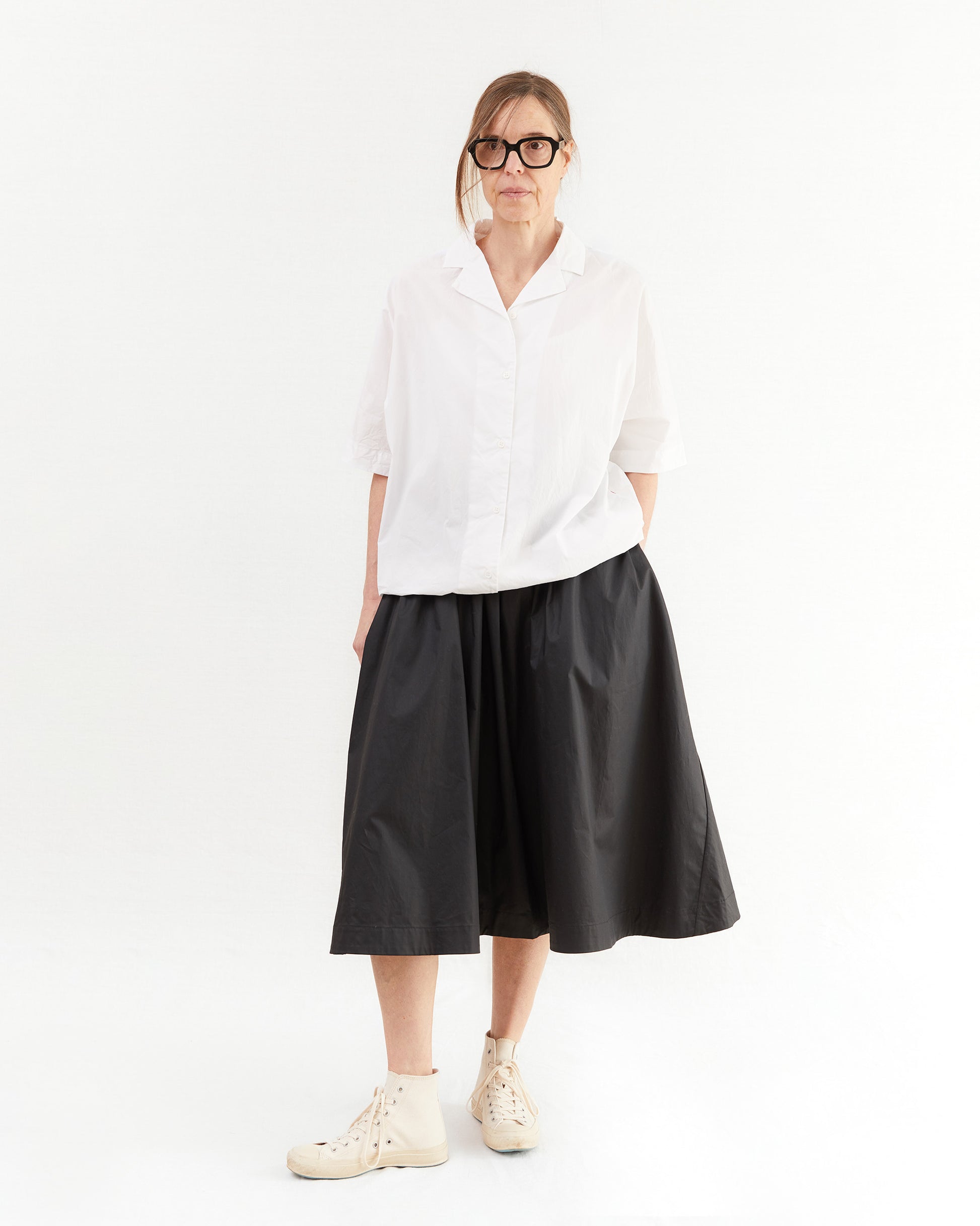 Casey Casey Women's Yong Shirt Taffeta in White