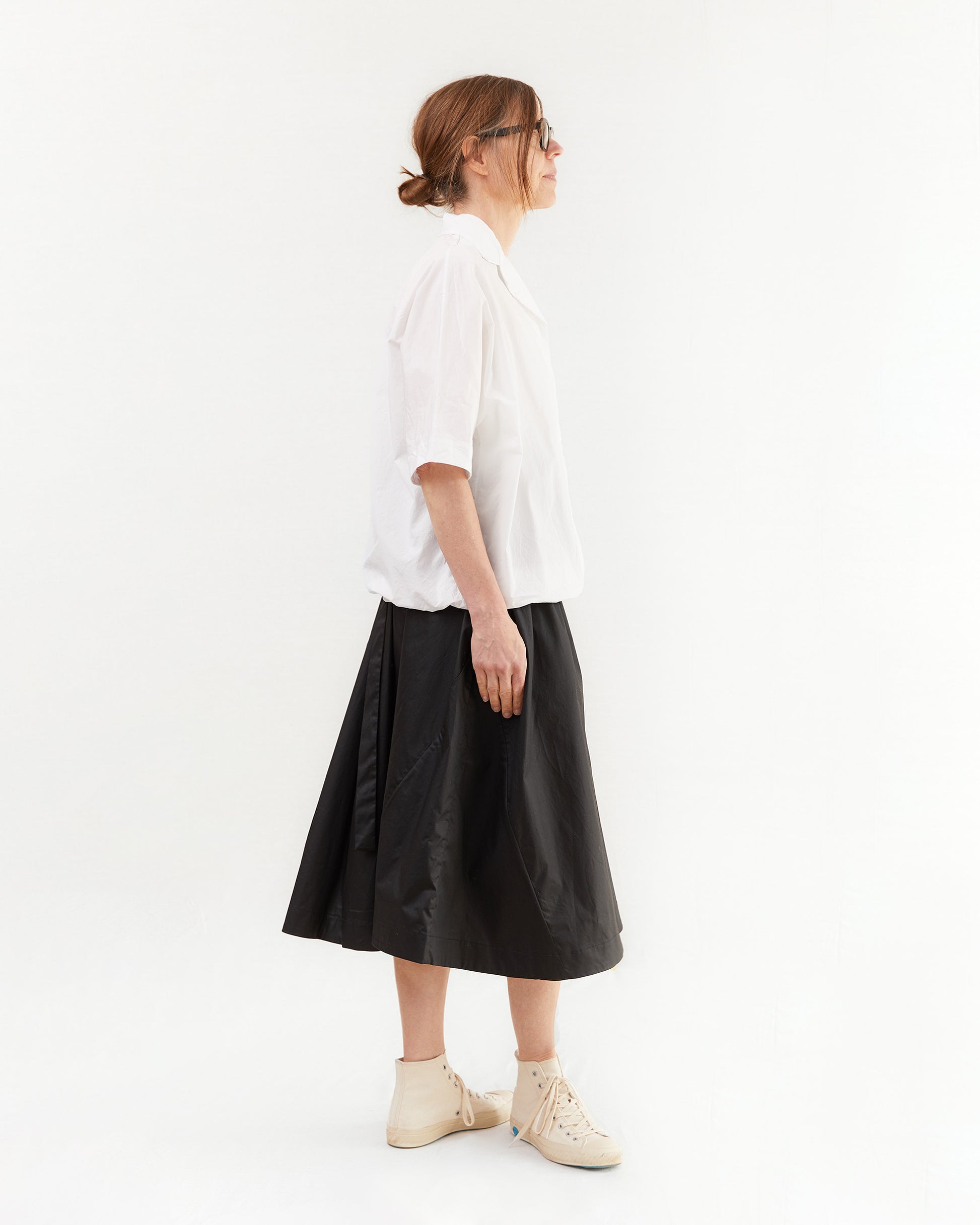 Casey Casey Women's Yong Shirt Taffeta in White