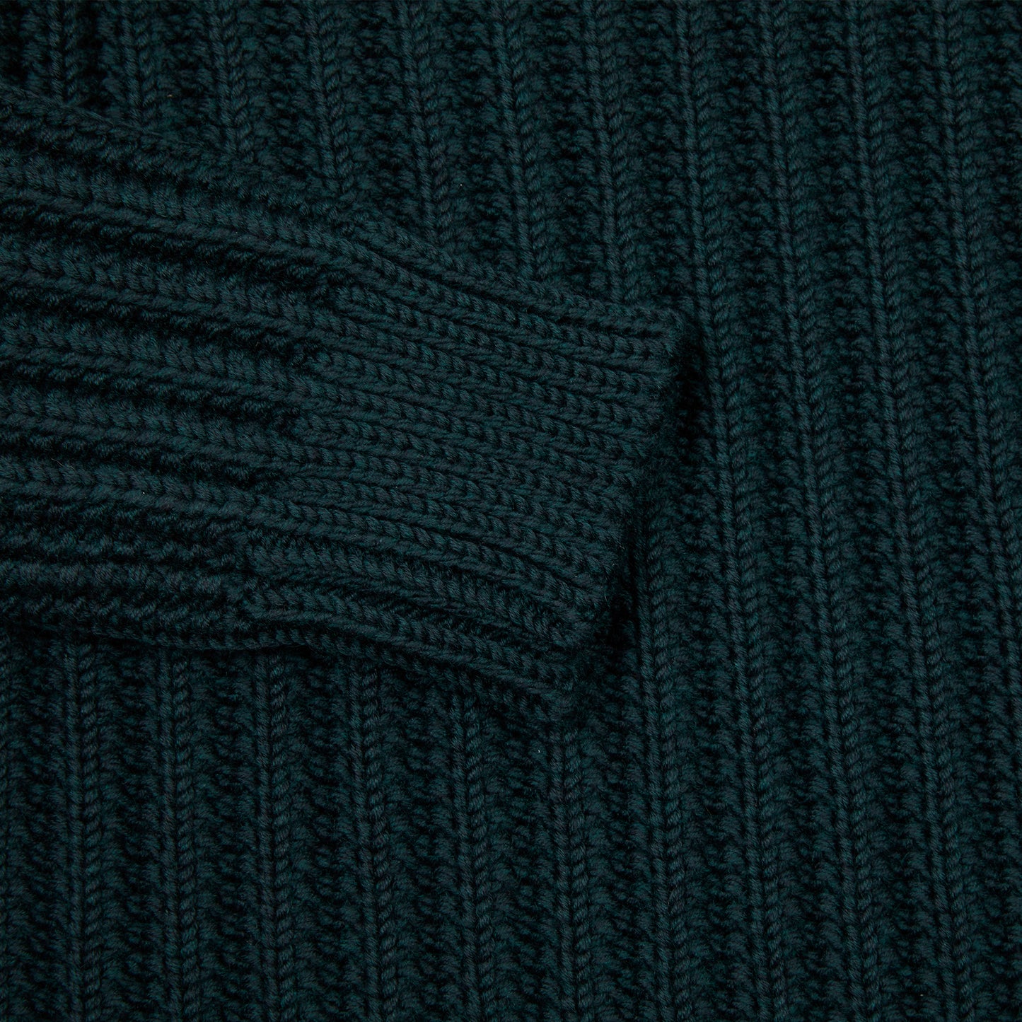 Casey Casey Crew Neck Open Rib Sweater in Green