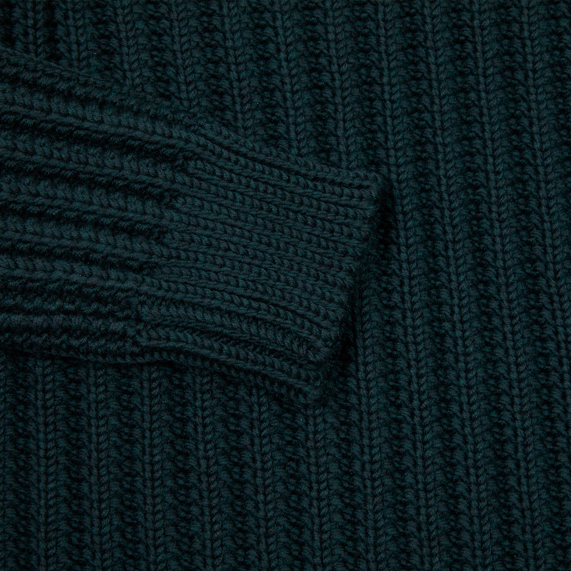 Casey Casey Crew Neck Open Rib Sweater in Green