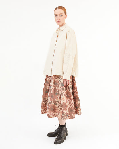Casey Casey Women's Double Rideaux Skirt in Reds