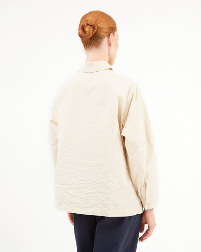 Casey Casey Women's Elena Shirt in Off-White