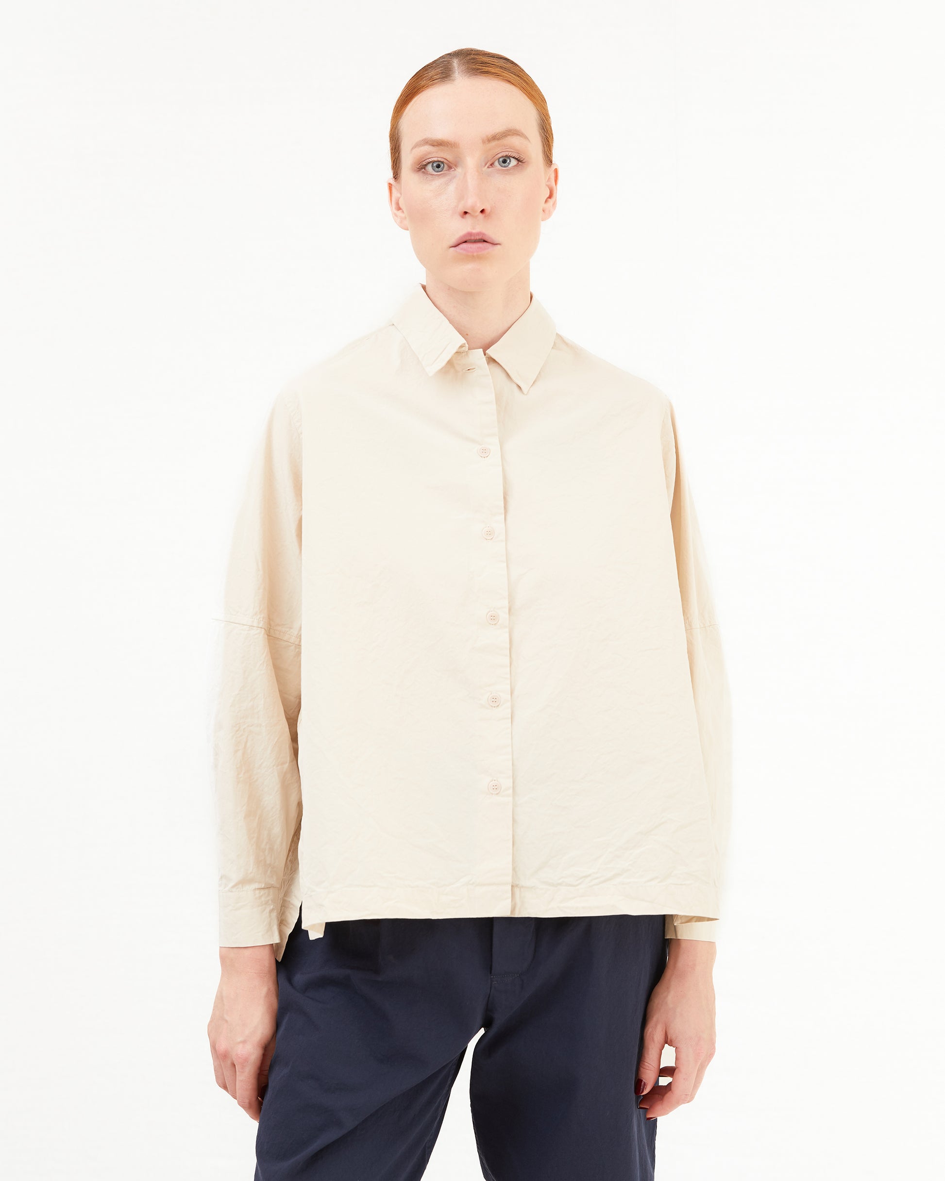 Casey Casey Women's Elena Shirt in Off-White