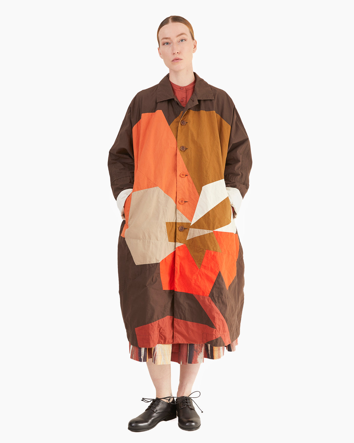 Casey Casey Floki Patchwork Coat