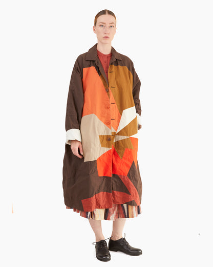 Casey Casey Floki Patchwork Coat