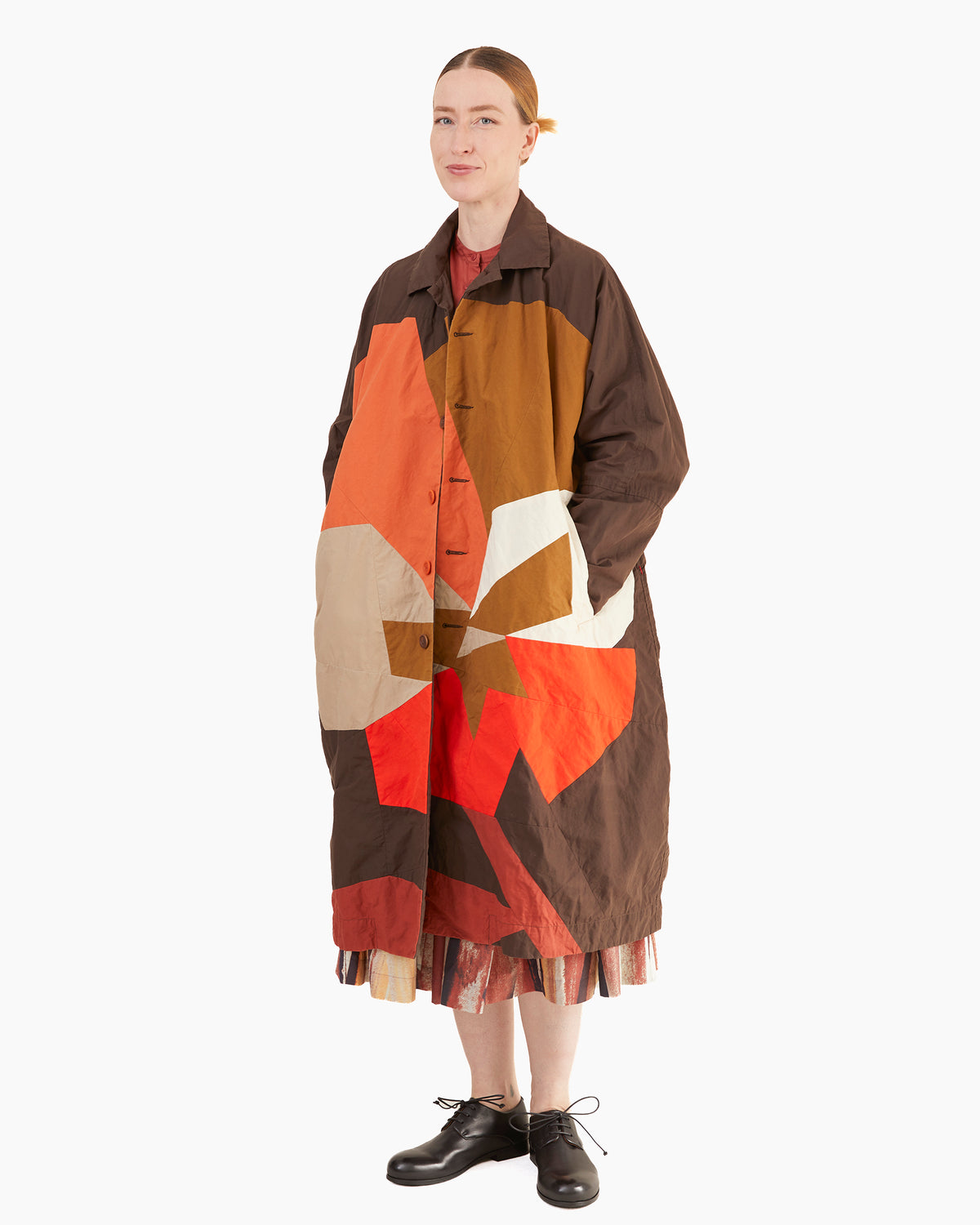 Casey Casey Floki Patchwork Coat