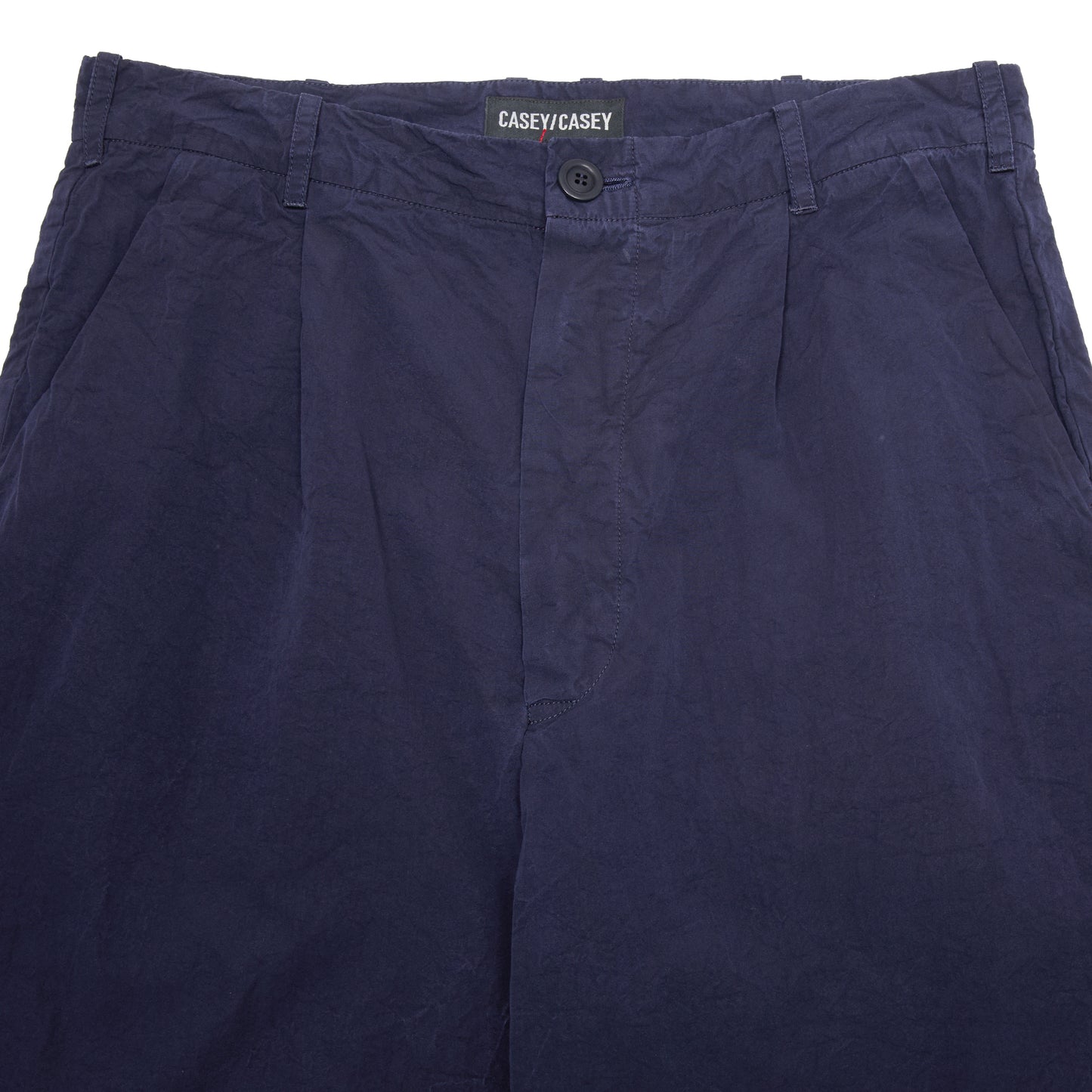 Casey Casey Men's Mili Hiroshi Pant Paper Cotton in Navy