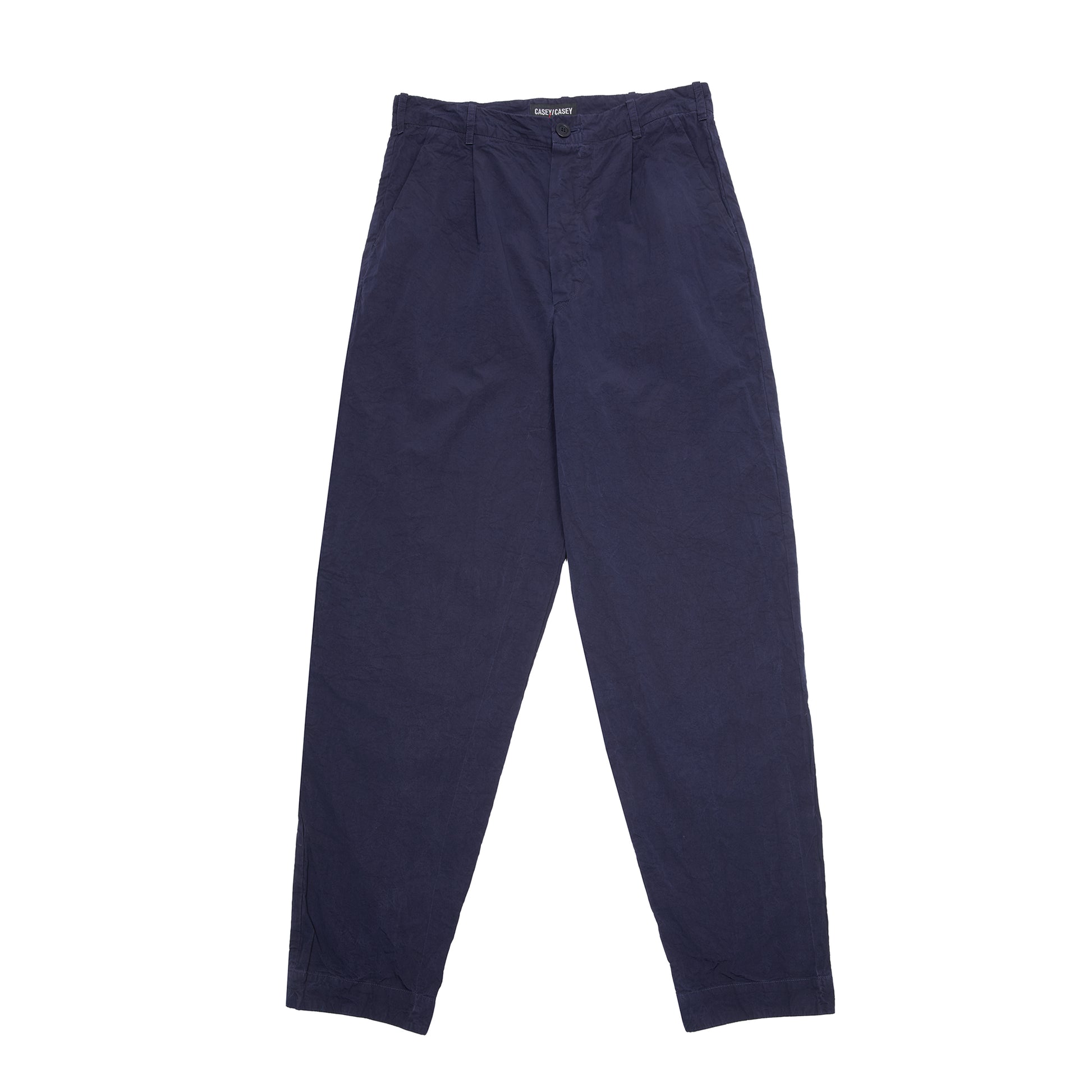 Casey Casey Men's Mili Hiroshi Pant Paper Cotton in Navy
