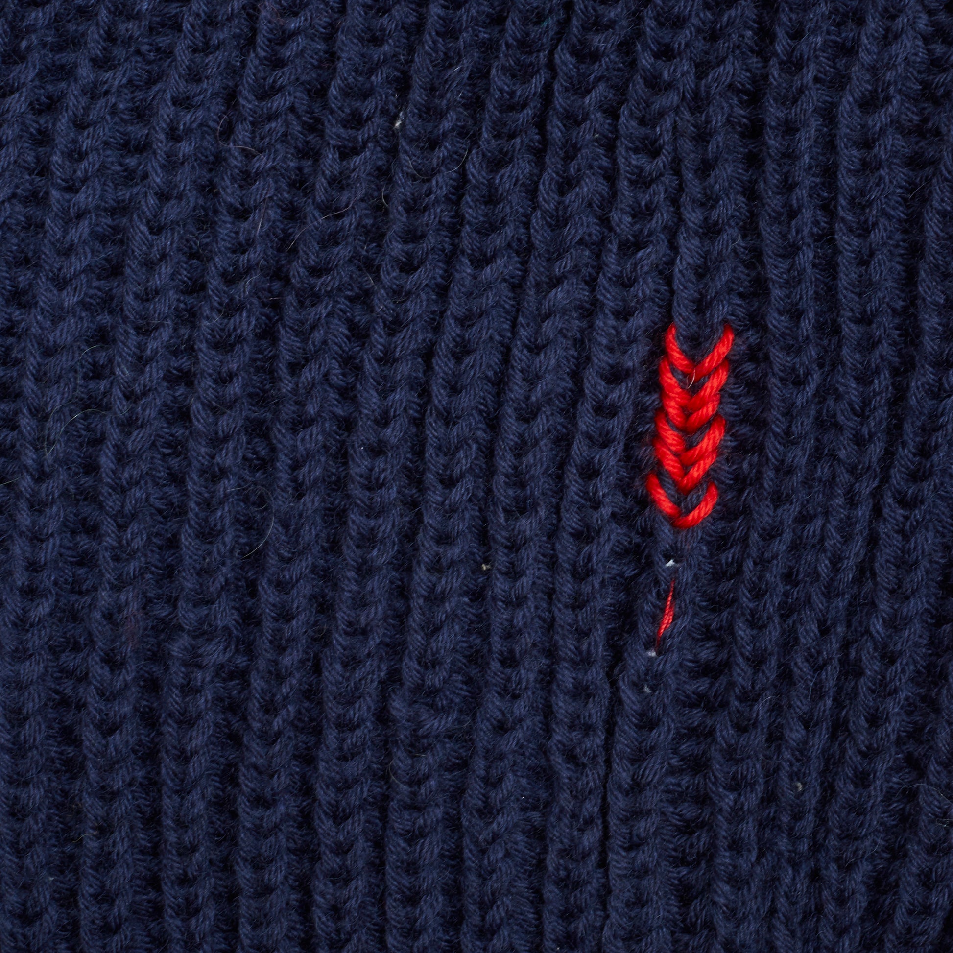 Casey Casey Heavy Rib Jumper in Navy