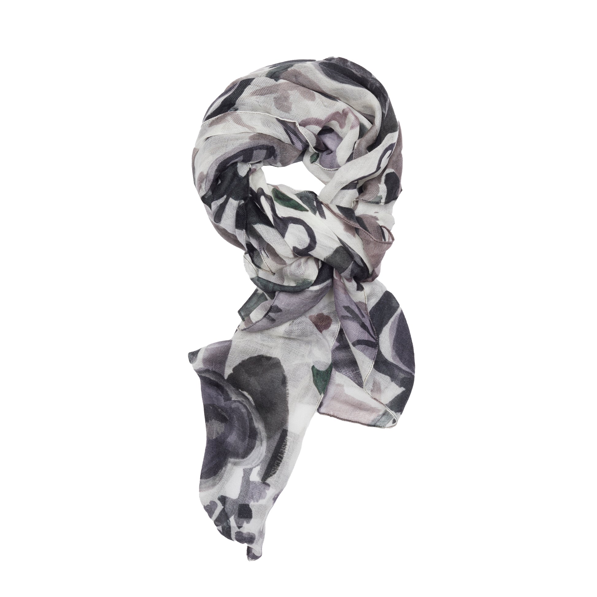 Casey Casey Women's Cash Square Scarf in Grey