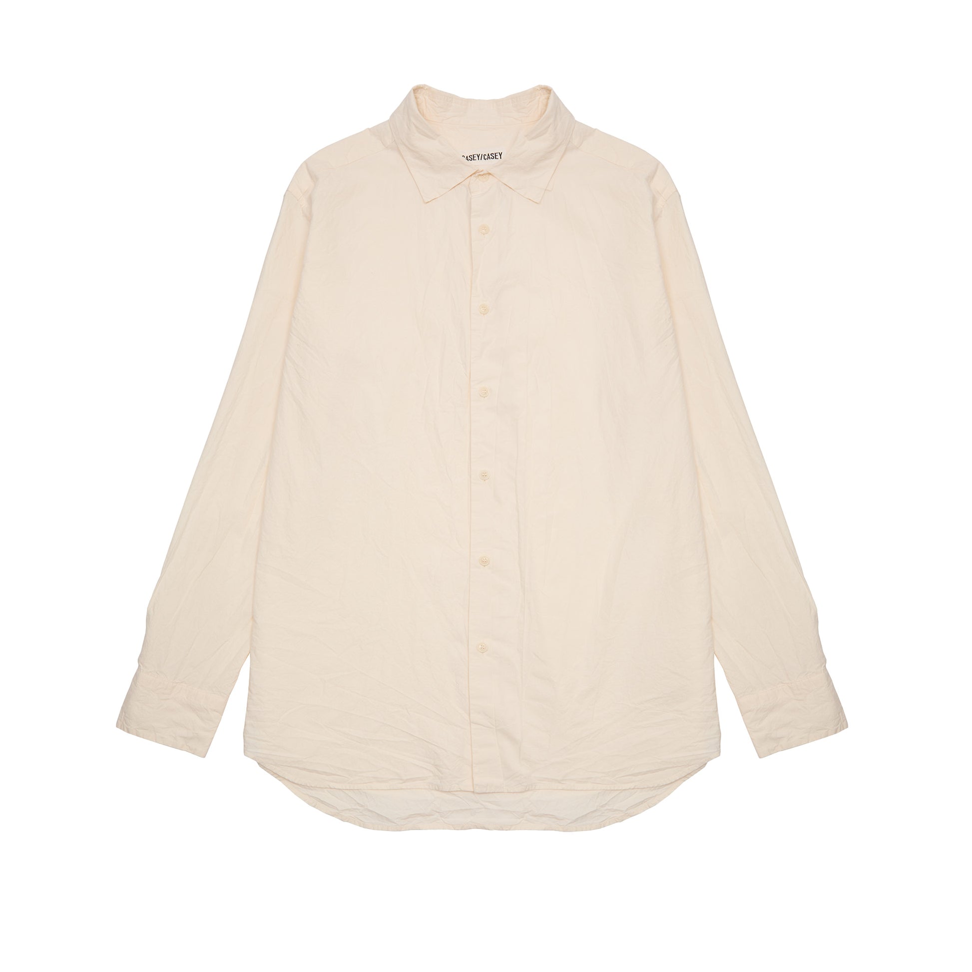 Casey Casey Men's Big Raccourcie L Cot Shirt in Natural