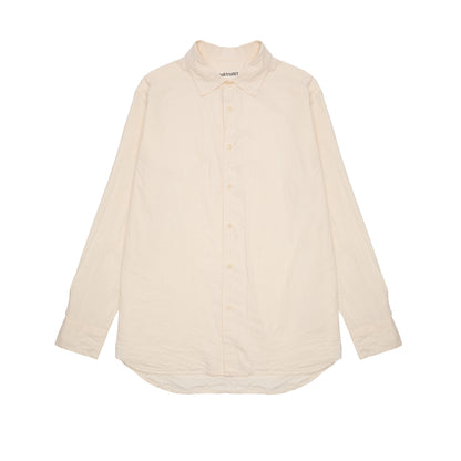 Casey Casey Men's Big Raccourcie L Cot Shirt in Natural