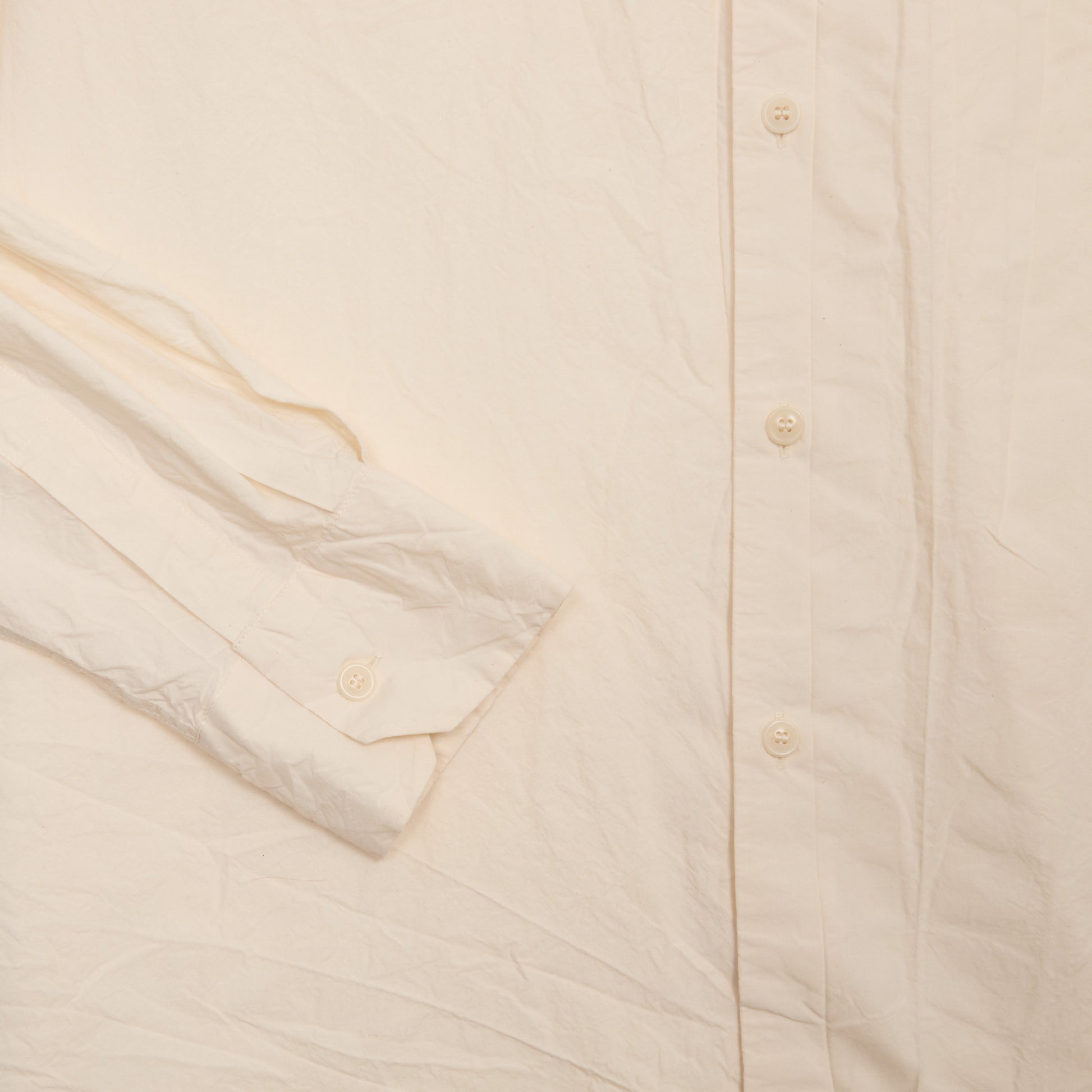 Casey Casey Men's Big Raccourcie L Cot Shirt in Natural