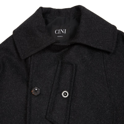 Cini Venezia Caffé Coat in Dark Grey 2