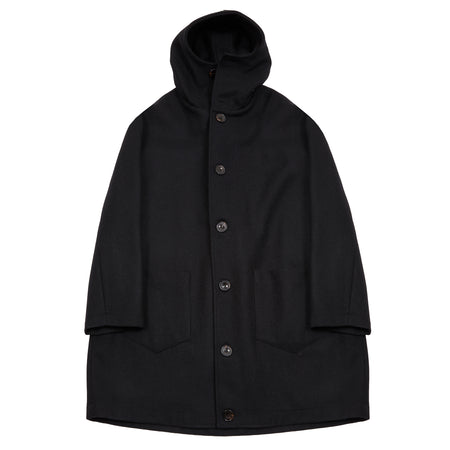 Cini Venezia Mod 1 Overcoat in Black 2