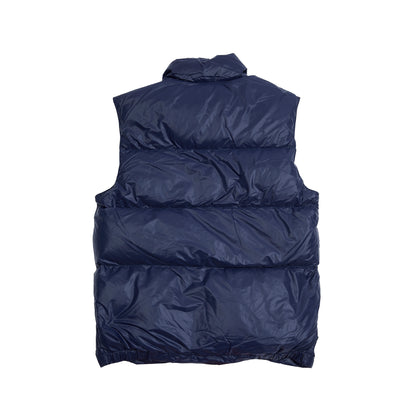 Crescent Down Works Streakfree Italian Vest in Navy/Navy