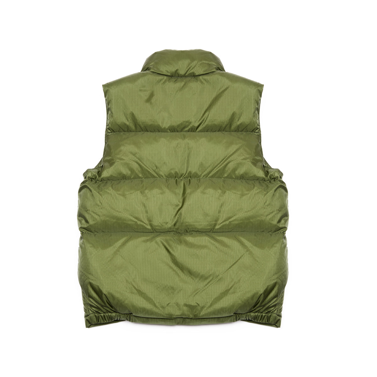 Crescent Down Works Ripstop Italian Vest in Green