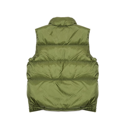 Crescent Down Works Ripstop Italian Vest in Green