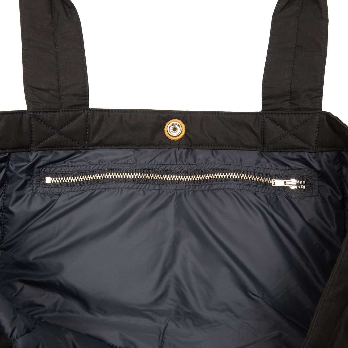 Crescent Down Works Down Tote Bag in Black