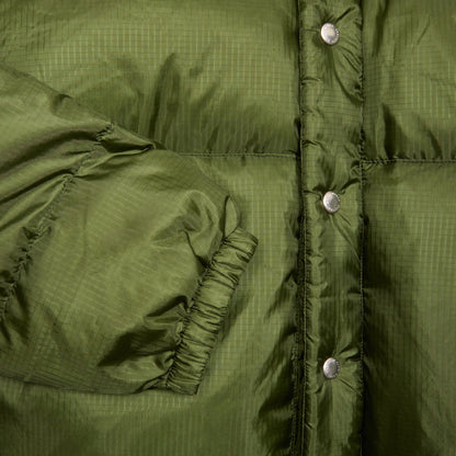 Crescent Down Works Ripstop Down Sweater in Green