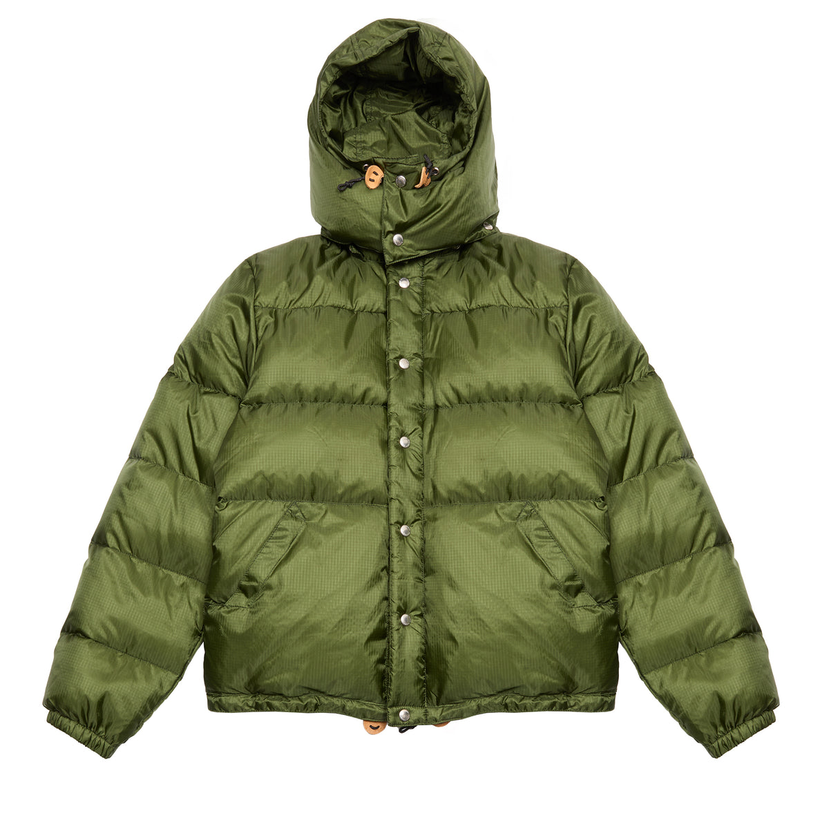 Crescent Down Works Ripstop Down Sweater in Green