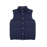 Crescent Down Works Ripstop Italian Vest in Navy / Navy