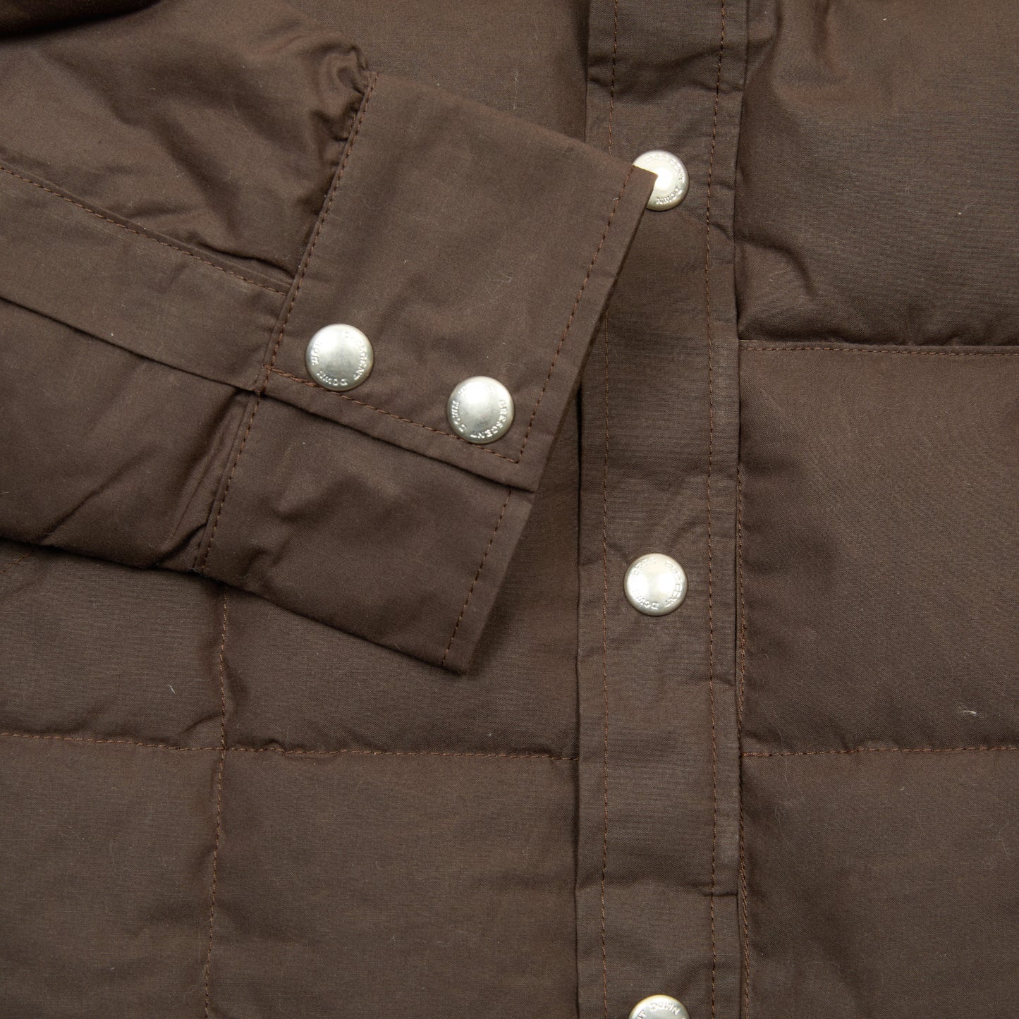 Crescent Down Works Wax Down Shirt in Vintage Black-Wood