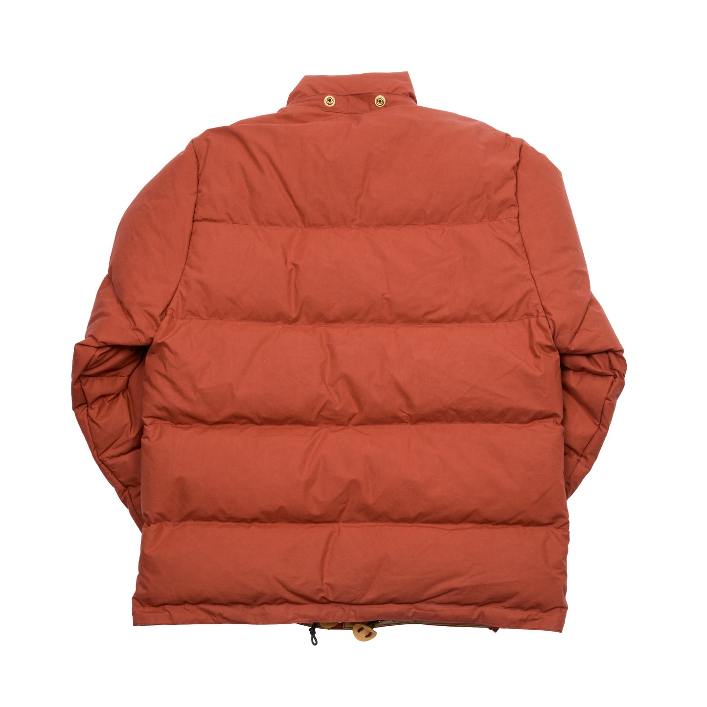 Crescent Down Works Wax Down Sweater in Paddington Red-Amber