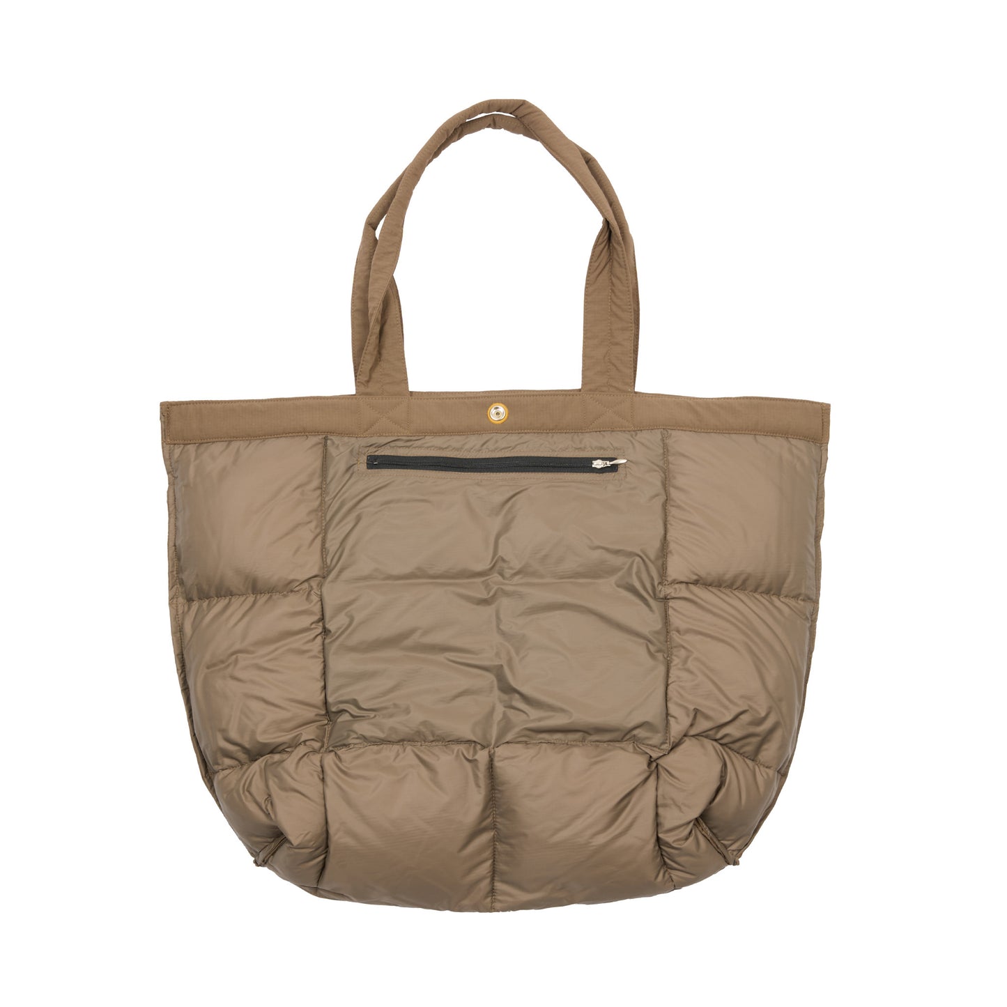 Crescent Down Works Down Tote Bag in Brown-Wood