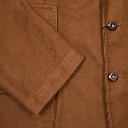 Drake's Mk. IV Japanese Moleskin Games Blazer in Brown