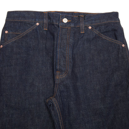 Drake's Five Pocket Japanese Selvedge Denim Jeans in Indigo Rinse