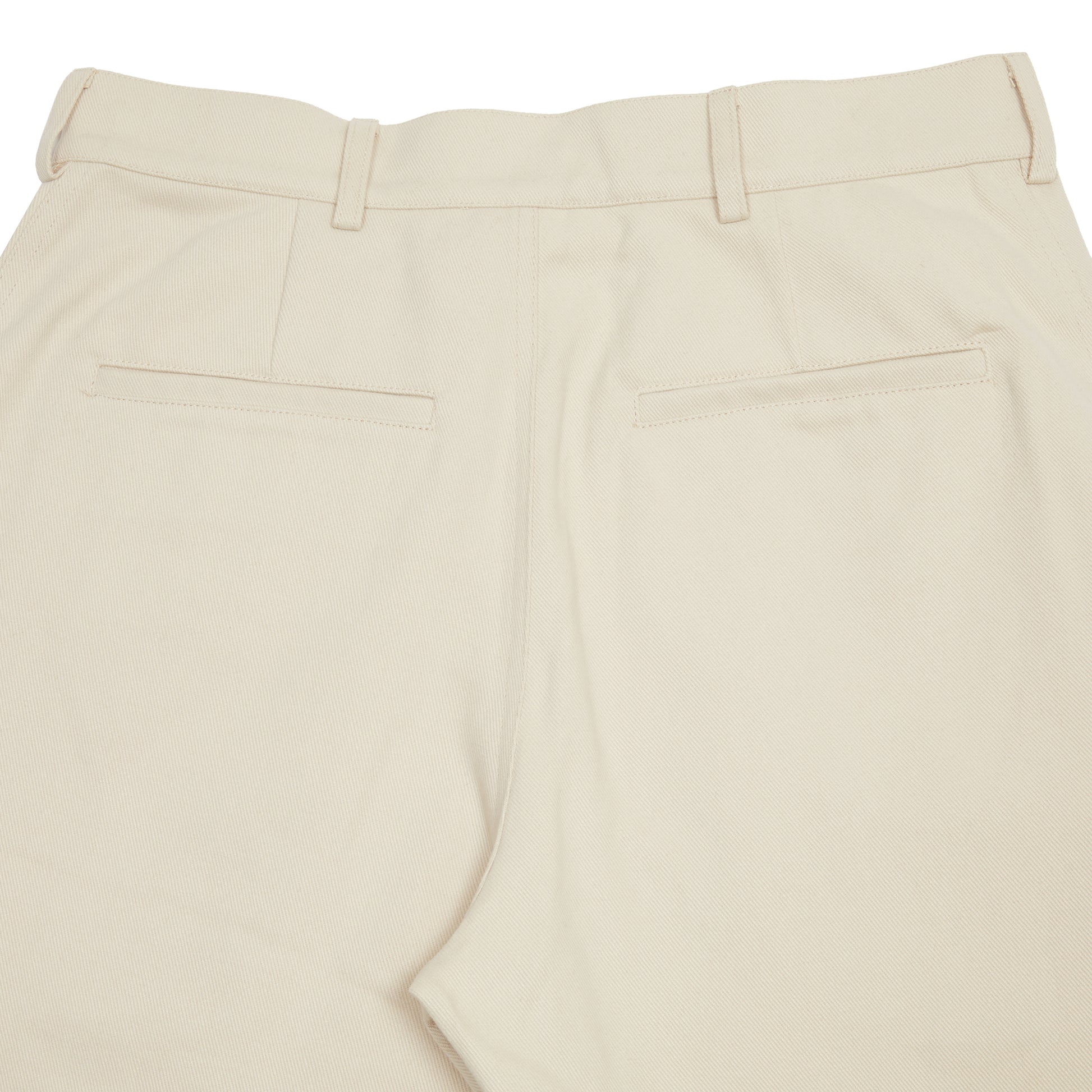 De Bonne Facture Heavy Cotton Drill Balloon Trousers in Cream