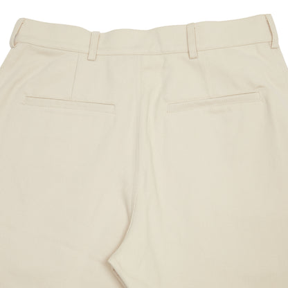 De Bonne Facture Heavy Cotton Drill Balloon Trousers in Cream