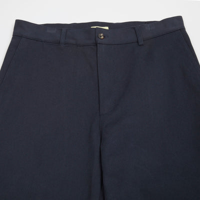 De Bonne Facture Heavy Cotton Drill Balloon Trousers in Navy 2