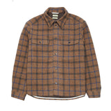 De Bonne Facture Overshirt in Gold Check