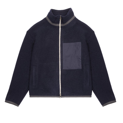 De Bonne Facture Boiled Wool Sherpa Jacket