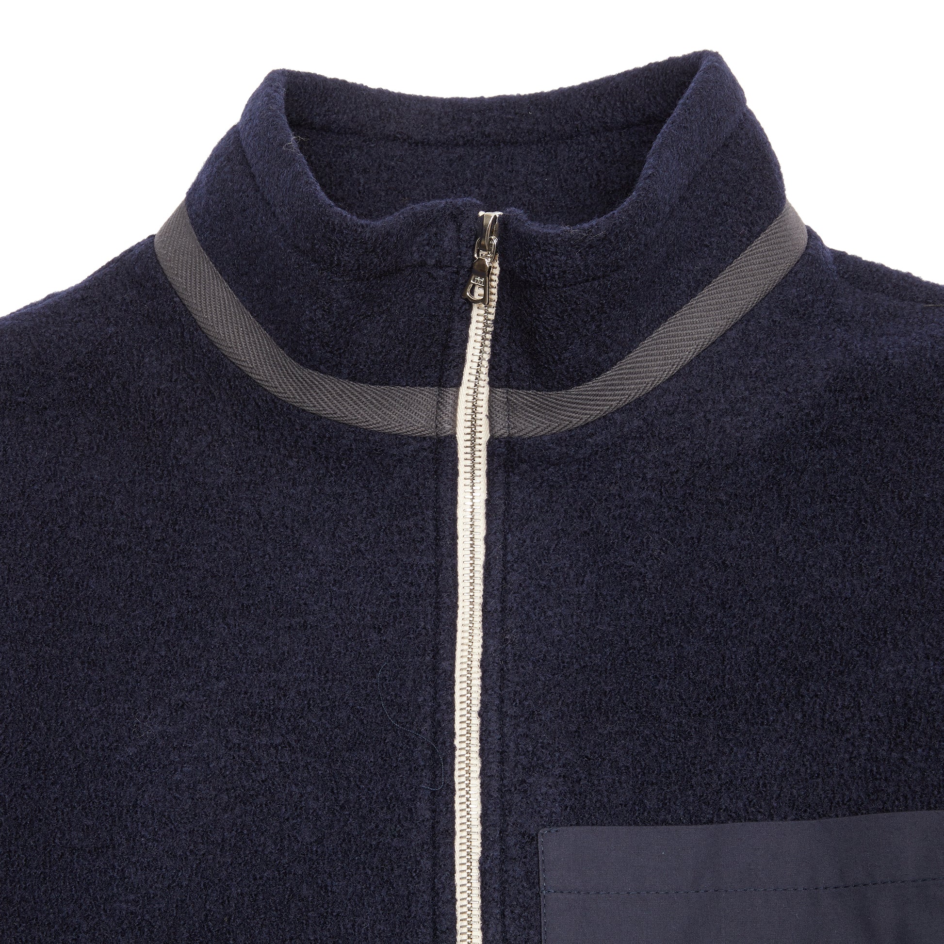 De Bonne Facture Boiled Wool Sherpa Jacket