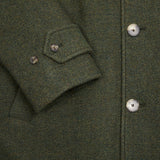 De Bonne Facture Overcoat in Moss Green 3