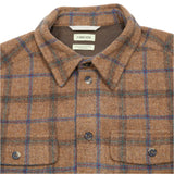 De Bonne Facture Overshirt in Gold Check 2