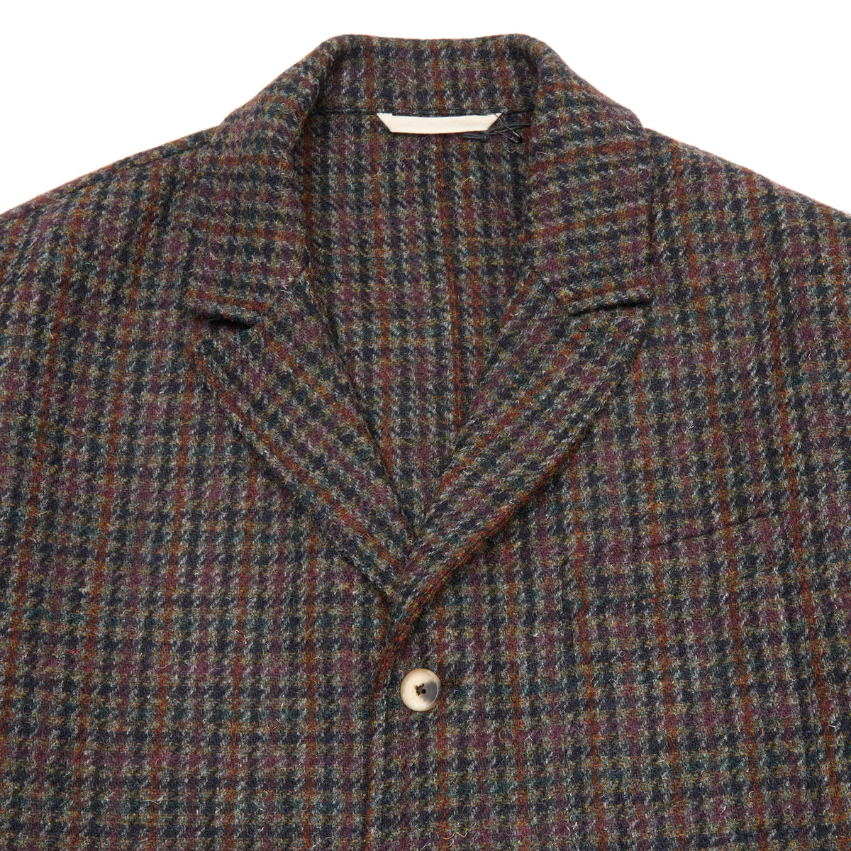 De Bonne Facture Tweed Métier Jacket in Dark Brown Check