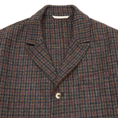 De Bonne Facture Tweed Métier Jacket in Dark Brown Check